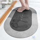 Tapete de Banheiro Antiderrapante Absorvente de Secagem Rápida (Cores e Estampas Sortidas)