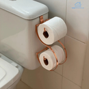 Suporte para Papel Higiênico Duplo de Caixa Acoplada (Cromado)