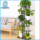 Estante Suporte para Plantas com 6 Níveis | Ideal para Jardim, Varanda e Sala